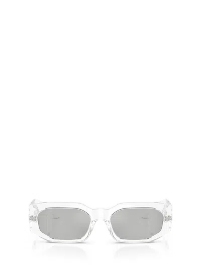 Versace 0ve4489u Signature Geometric Acetate Sunglasses In White