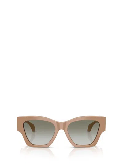 Versace 0ve4492u Signature 55178e Cammello Tinta Unita Sunglasses In Brown