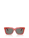 Versace Medusa Plaque Lunettes De Soleil In Red
