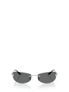 Versace Rectangle-frame Sunglasses In Black