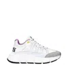 Versace Beige Fabric Athletic Sneakers In Multi