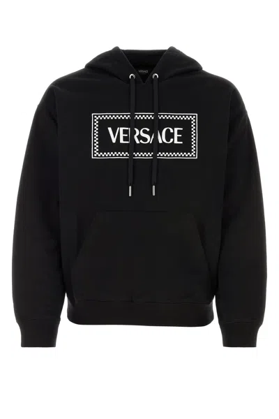 Versace Felpa-l Nd  Male In Black