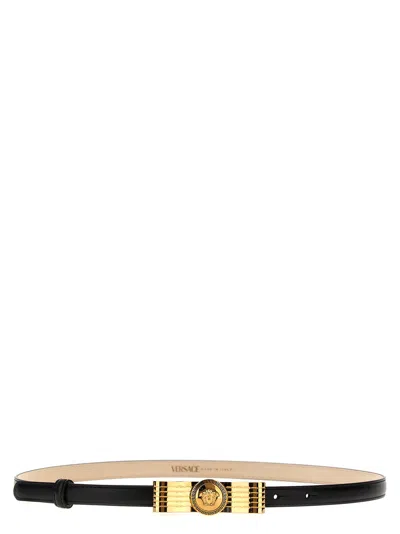 Versace Black Medusa Buckle Belt