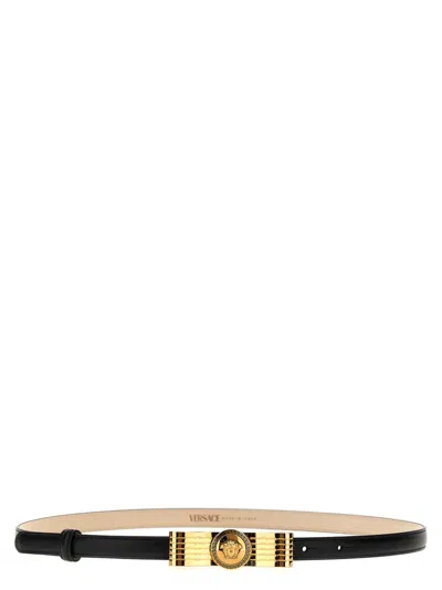 Versace Black Medusa Buckle Belt