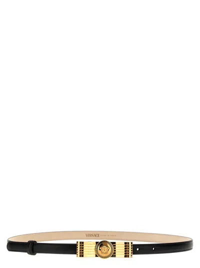 Versace Black Medusa Buckle Belt