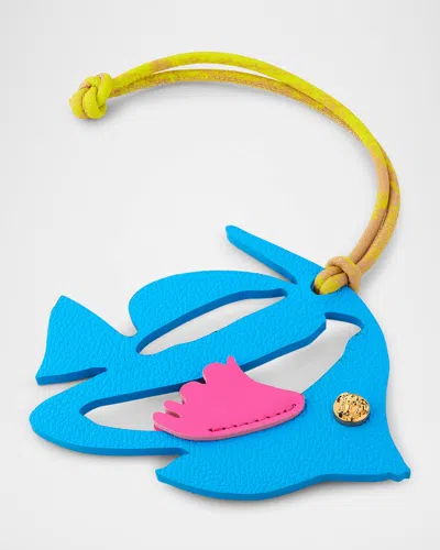 Versace Fish Calf Leather Bag Charm