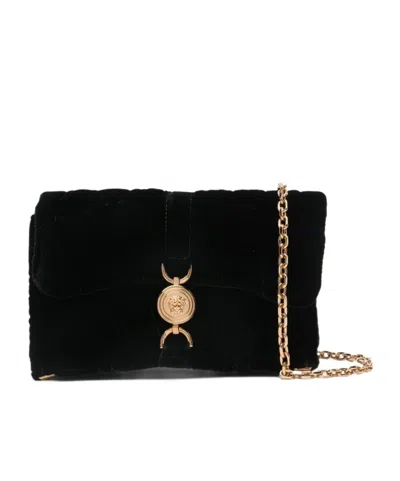 VERSACE VERSACE QUILTED CHAIN-LINKED SHOULDER BAG