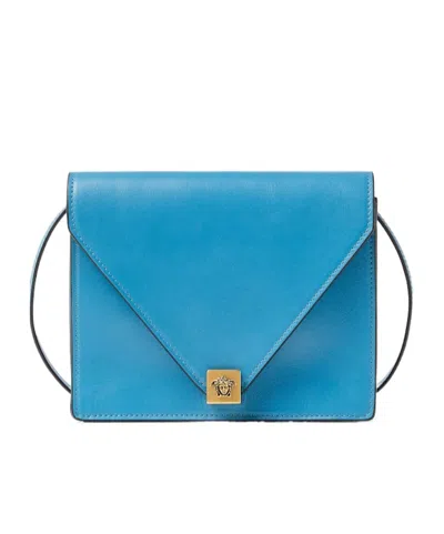 Versace Severine Mini Shoulder Bag In Blue