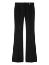 Versace Informal Pant Responsible Wool Tonal Pinstripes Clothing In Black