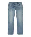 Versace Made In Japan Crop Flared Jeans In Blue