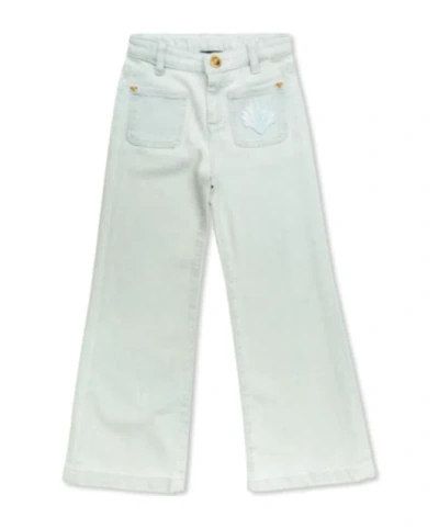 Versace Kids' Flared Jeans In Blue