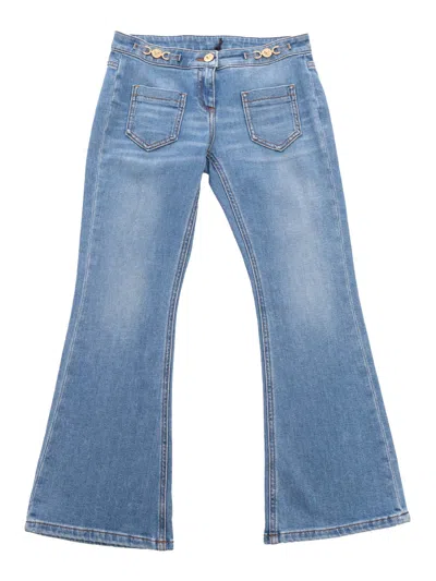 Versace Flared Jeans In Blue