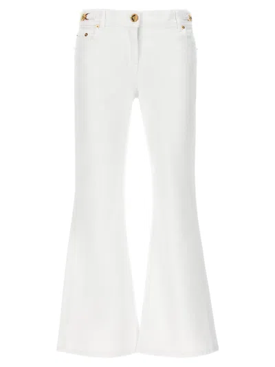 Versace Flared Jeans In White