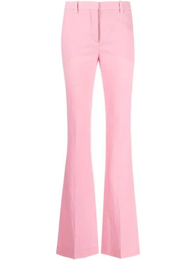 Versace Flared Pants In Pink