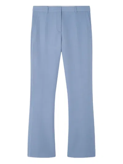 Versace Flared Trousers In Blue