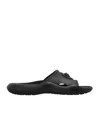 Versace Nettuno Medusa Head Open-toe Sliders In Black
