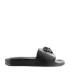 Versace Flat Sandals In Multi