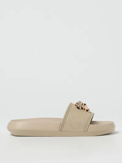 Versace Flat Sandals  Woman Color Brown