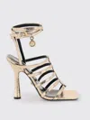 VERSACE HEELED SANDALS VERSACE WOMAN COLOR CHAMPAGNE,F56236259