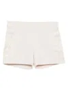 Versace Floral-print Shorts In White