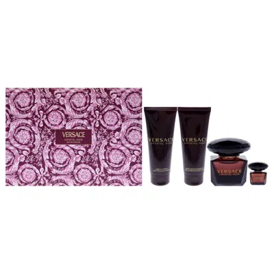 Versace For Women - 4 Pc Gift Set 3oz Edp Spray, 0.17oz Edp Spray, 3.4oz Body Lotion, 3.4oz Shower Gel In Multi