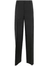 Versace Formal Pant Wool Fabric Clothing In Black