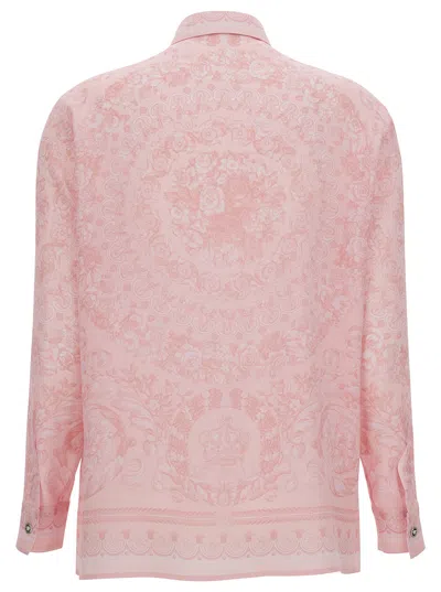 Versace Formal Shirt In Pink