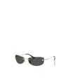 Versace Frameless Sunglasses In Black