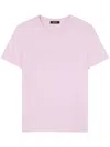 Versace Fringed Logo T-shirt For Casual Style
