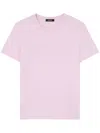 Versace Fringed Logo T-shirt For Casual Style In Multicolor
