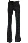 VERSACE FROISS ELVET FLARED trousers