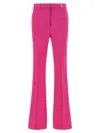 Versace Casual Trousers With Back Pocket And Belt Loops In Pink