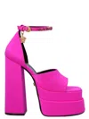 Versace Medusa Aevitas Platform Sandals In Fuchsia