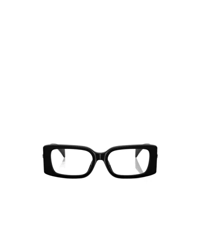 VERSACE MEDUSA-PLAQUE RECTANGLE-FRAME GLASSES