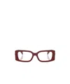 Versace Full-frame Flat Mirror In Red