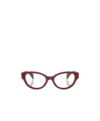 Versace Full-frame Flat Mirror In Red