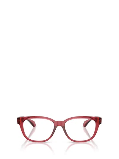 Versace Full Frame Plain Mirror In Red