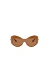 Versace Bronze Irregular Ladies Sunglasses Ve4462 544773 58