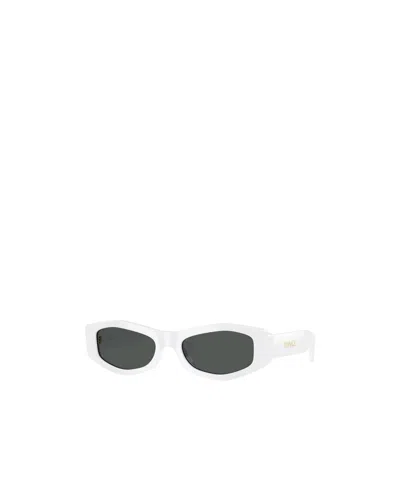 VERSACE VERSACE EYEWEAR GEOMETRIC-FRAME SUNGLASSES