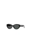 Versace 56mm Gradient Oval Sunglasses