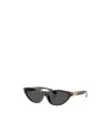 Versace Full Frame Sunglasses In Black
