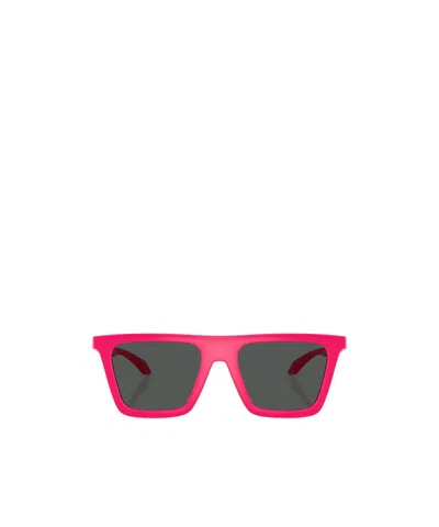 Versace Eyewear Rectangle In Black