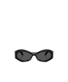 Versace Womens Black Ve4466u Irregular-frame Injected Sunglasses In Black
