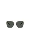 Versace Oversize Square Frame Sunglasses In Black