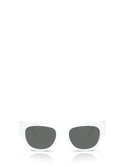 Versace Full Frame Sunglasses In Gray