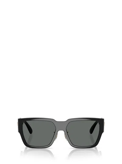 Versace Full Frame Sunglasses In Gray