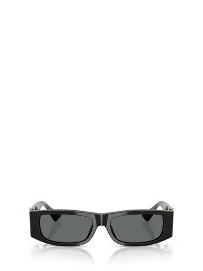 Versace Full Frame Sunglasses In Gray