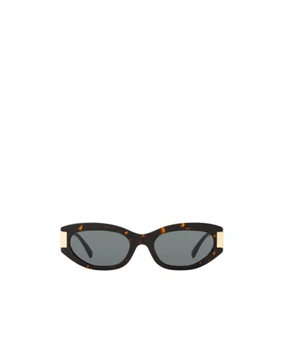 Versace Full Frame Sunglasses In Black