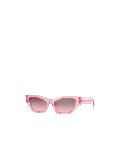 VERSACE VERSACE EYEWEAR CAT-EYE FRAME SUNGLASSES