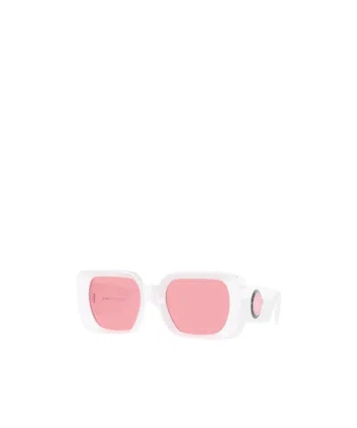 Versace Full Frame Sunglasses In Pink